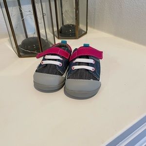 See Kai Run Stevie II First Walker Denim NWOT